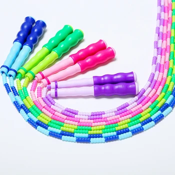 

Jump Rope Speeds Training Exercise Beaded Segmented Soft Sports Skipping Rope ALS88