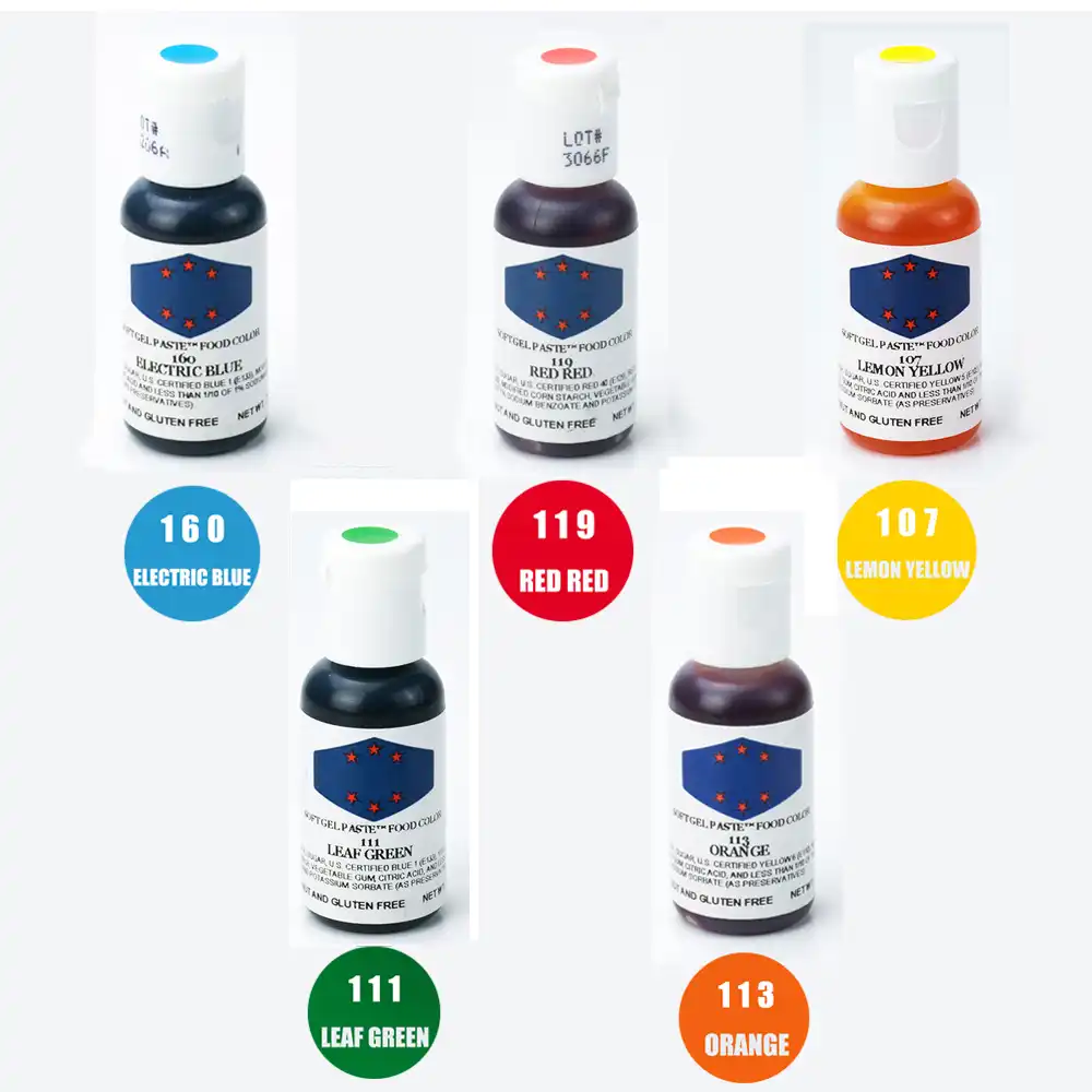 Food Coloring 5 Color Bright Rainbow Cake Food Coloring Set For Baking Decorating Icing And Cooking Assorted Liquid Food Diy Art Aliexpress