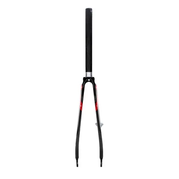 

Lixada Full Carbon Fiber Ultralight Road Bike Fixed Gear Bicycle Cycling Fixie Front Fork for V-brake Bike Accessories