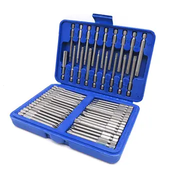 

50pcs 75mm Security Screwdriver Bits Torx Hex Spline Slotted Phillips Bit Screwdriver Set