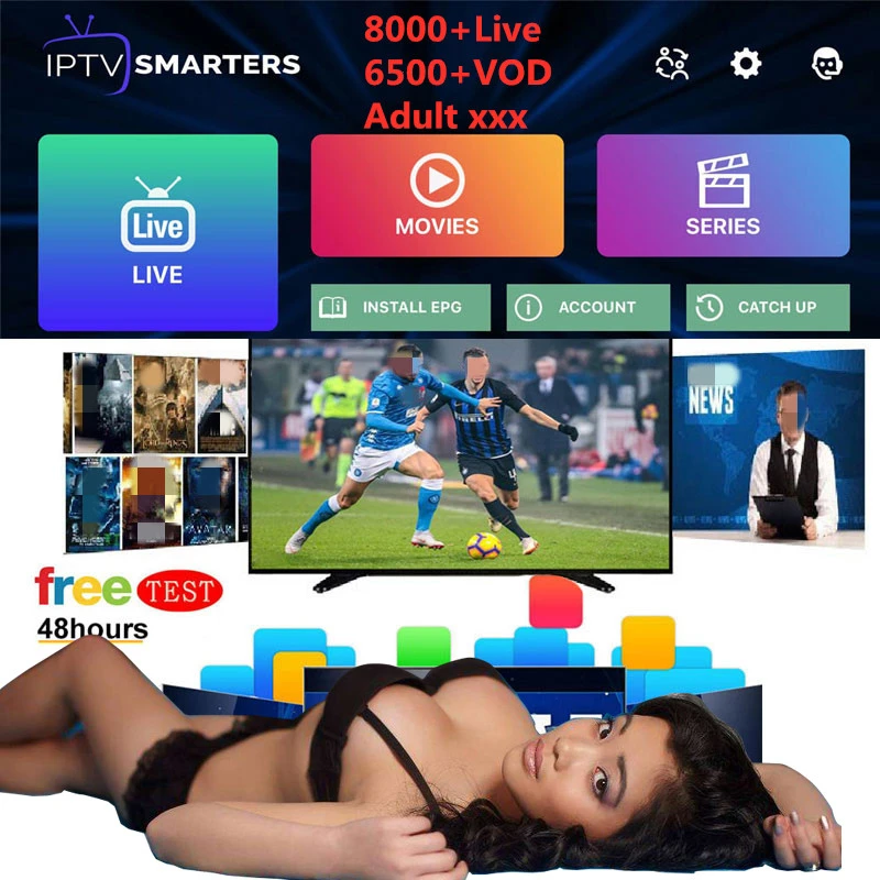 

Hot IPTV XXX Spain Arabic Europe UK Adult subscription M3u IPTV smarters Android Spain Germany Belgium IPTV Poland Sweden IP TV