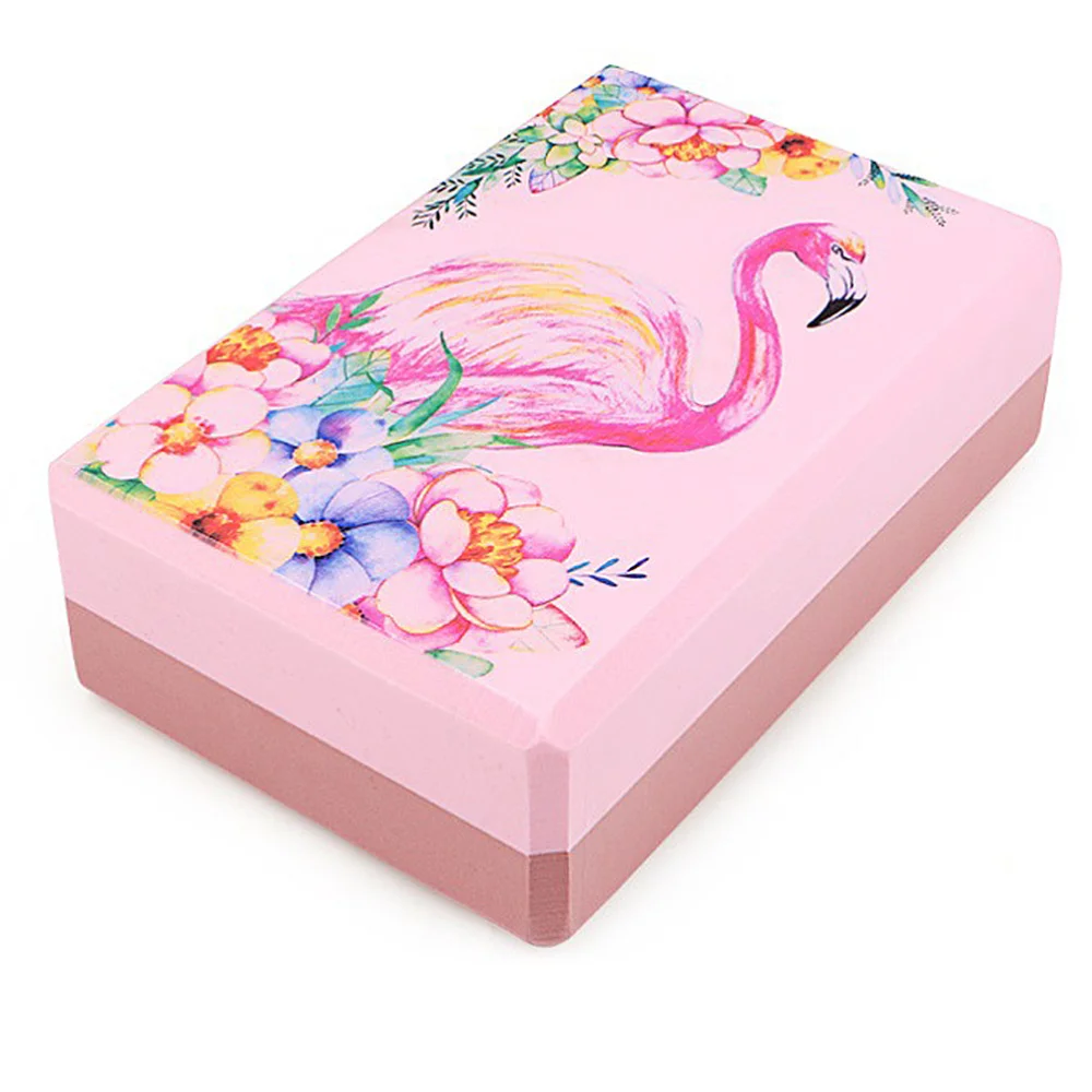 

1pc High-density Yoga Blocks Bricks Versatile EVA Yoga Blocks Yoga Practice Auxiliary Tool (Random Pattern)