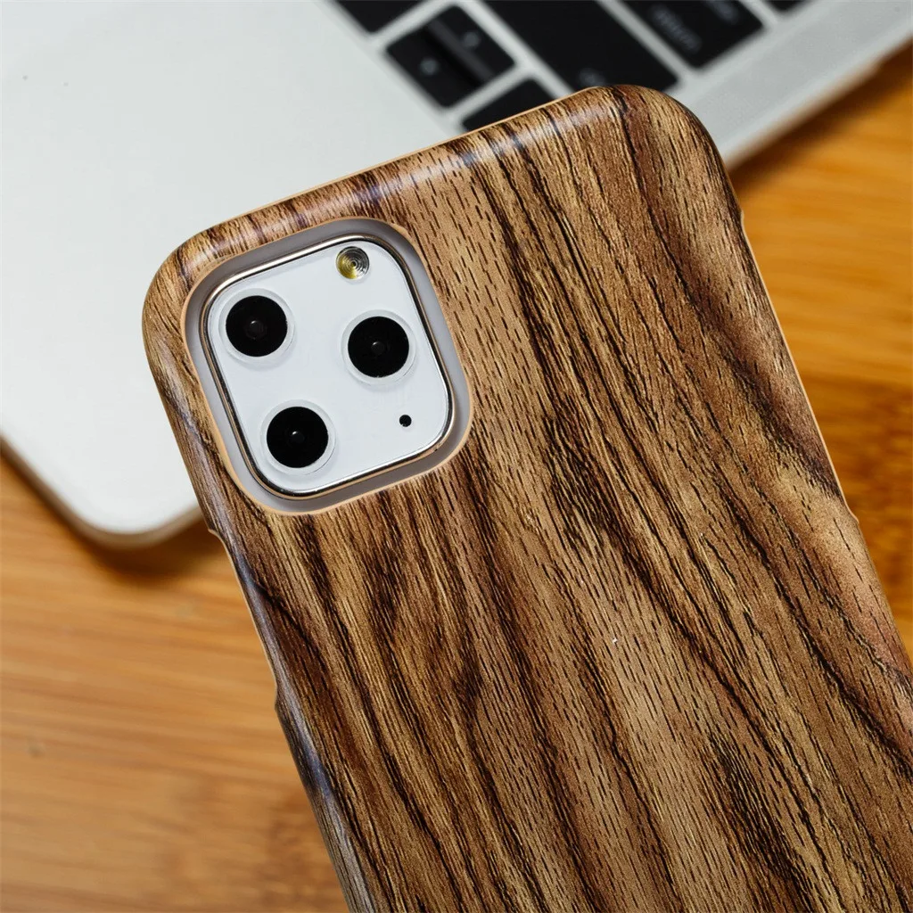 Mosunx для iPhone 11 Pro 5,8 дюйма/Макс дюйма Мягкий Деревянный гибкий ТПУ ударопрочный чехол защищает ваш телефон от царапин