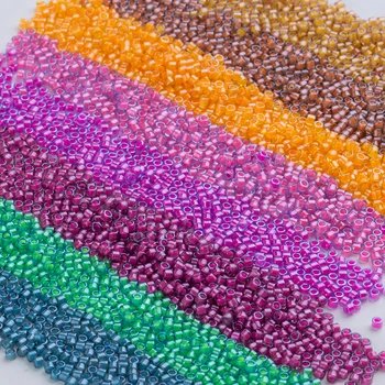 

Japanese Glass Miyuki Delica Beads 11/0 Opaque 1.6x1.3MM Bohostyle 5 Grams/lot About 1000 Pieces For Loom Beading