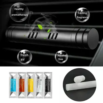

5pcs Car Air Freshener Replacement Car Perfume Car Styling Conditioning Air Vent Perfume Solid Freshener наклейки Automobile