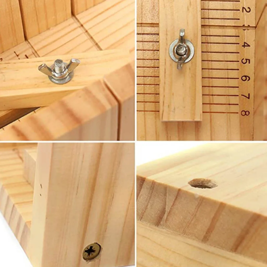 

Adjustable Wooden Soap Cutter Mold Slicers with Wavy Straight Planer Blade