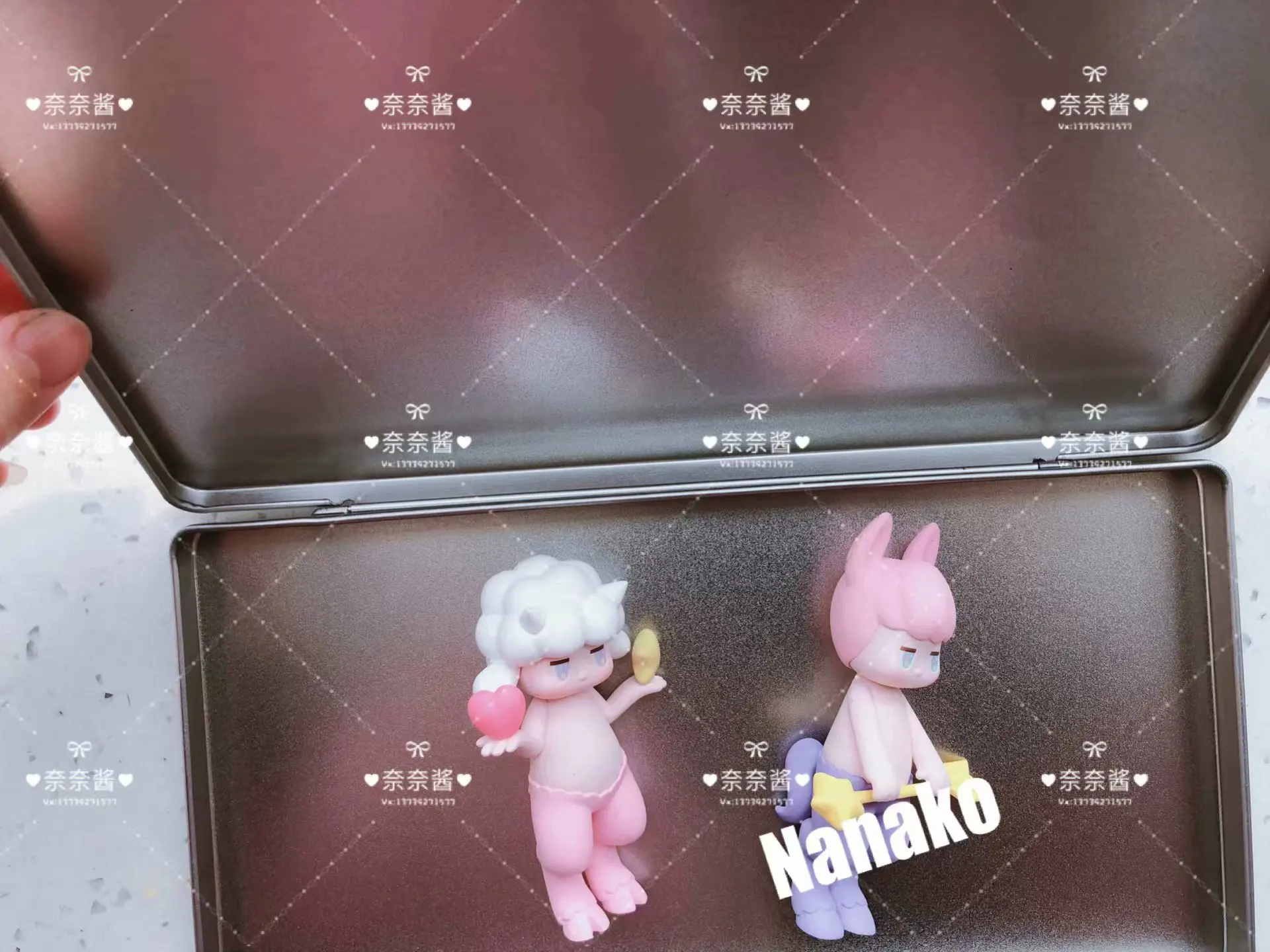 수채화 컬러 팔레트 보관 주석 상자, 전체 블록 그리드 아트 페인팅 도구, 학교 용품, 108PCs, 0.5ml, 42pcs