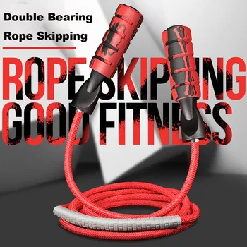 

Double Ball Bearings Rapid Speed Jump Rope Excercise and Fitness Workout Equipments Skipping Foot Unisex Kids Jump Rope#g20