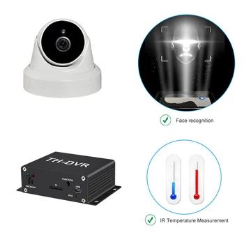 

AHD 1080P Thermal security camera temperature recognition camera Mini DVR Kit Fever Detection thermal imager camera thermique