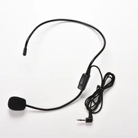 Portable Head-mounted Headset Microphone Wired 3.5mm Plug Guide Lecture Speech Headset Mic For Teaching Meeting
