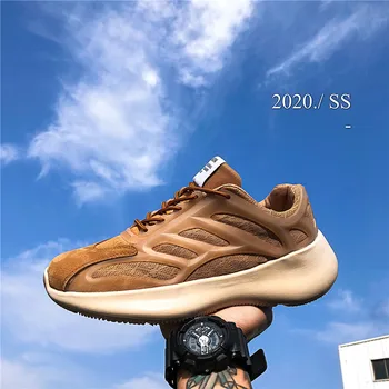 

2020 Fashion Hot Sell Comfortable Summer Training Jogging Sports Shoes Lace-Up Lightweight Breathable Luminous Walking Shoes