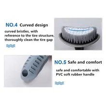 2 шт./компл. шин для центрального движения колеса Чистящая Щетка для машины шины для мотоцикла стирки салфетка для уборки пыли N1HA