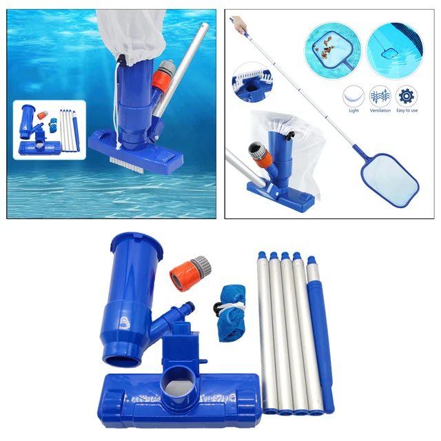 Medence Vákuumfejkészlet Szűrőzsák -Medence -Rendezvénytisztító A Földi Medencékhez Szökőkút Tisztítószerek - Image 3