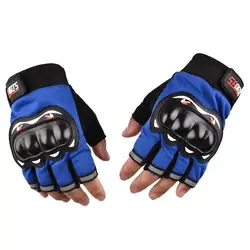 Gants de protection pour hommes, longs doigts, respirant, demi doigt, moto, Sports de plein air 