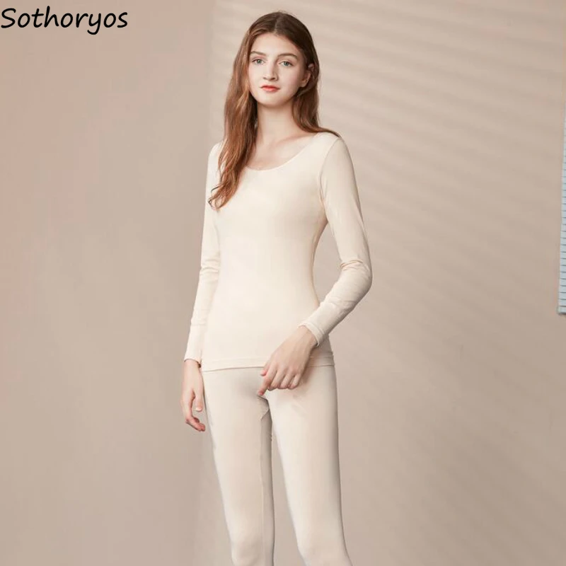 Women Thermal Underwear Tops Large Size M-4XL Modal Thin Autumn Winter Female Undershirts Solid Simple Breathable Soft Elastic |