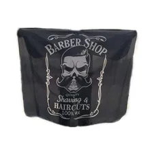 Хит 100 шт./лот Парикмахерская Ткань с черепом фартук накидка из полиэстера для укладки волос