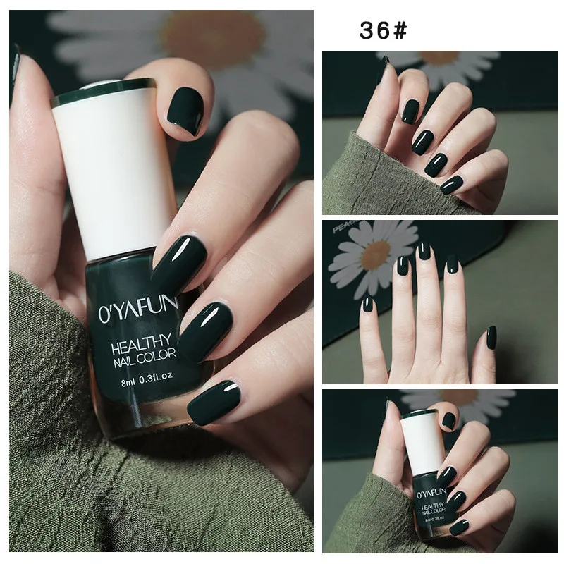 Quick Dry Glitter & Matte Waterproof Nail Polish
