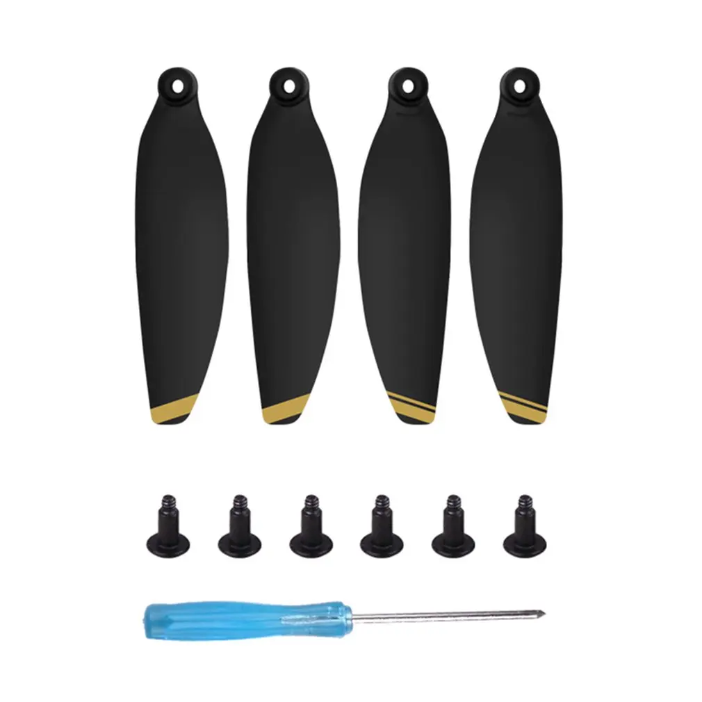 

hot Mini Propellers 4726 For Dji Mavic Mini Drone Quieter Flight Gold Silver Line Powerful Foldable Low Noise Propellers