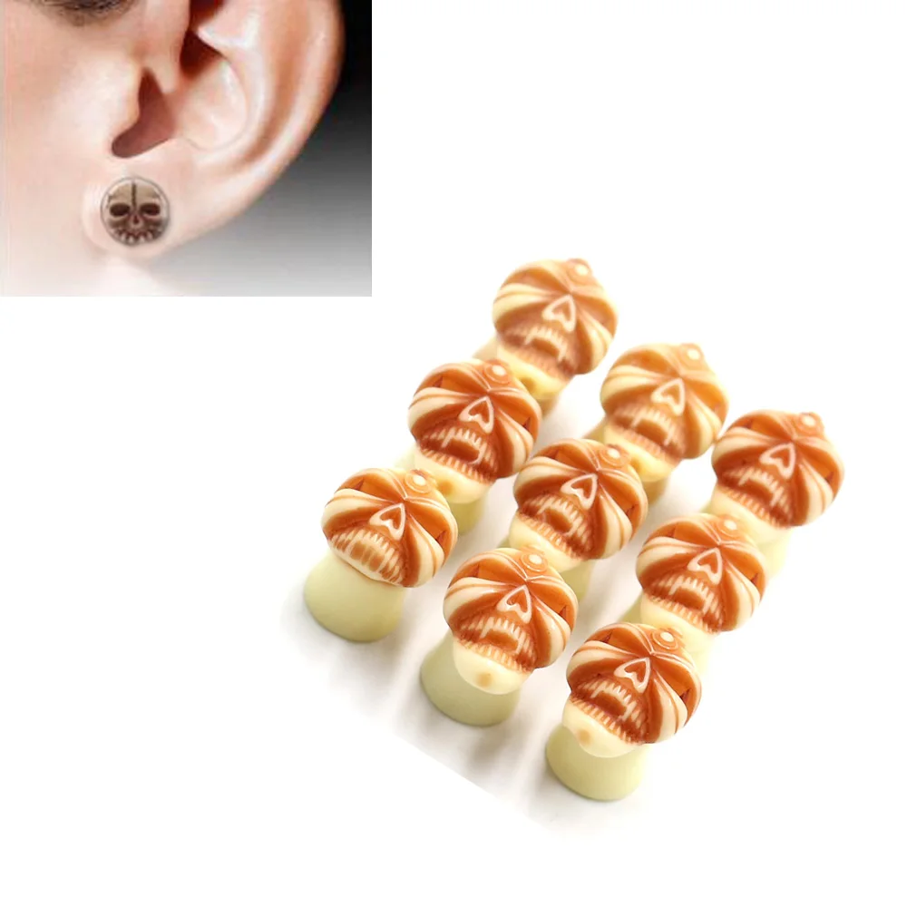 

Piercing 1Pair/lot Acrylic Ear Plugs Tunnels Ear Gauges Flesh Earrings Tunnel Ear Plug 10mm Ear Tunnel Set Sexy Body Jewelry