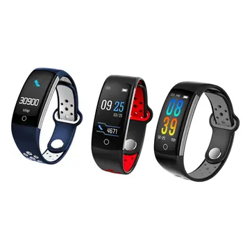 

LCD Q6 Smart Band Heart Rate Monitor Fitness Bracelet Ip68 Waterproof Smart Bracelet Fintess Tracker