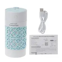 Светодиодный мини-увлажнитель воздуха, диффузор эфирного масла, цветной Ночной светильник, электрический USB Ароматерапия для дома, офиса, автомобиля