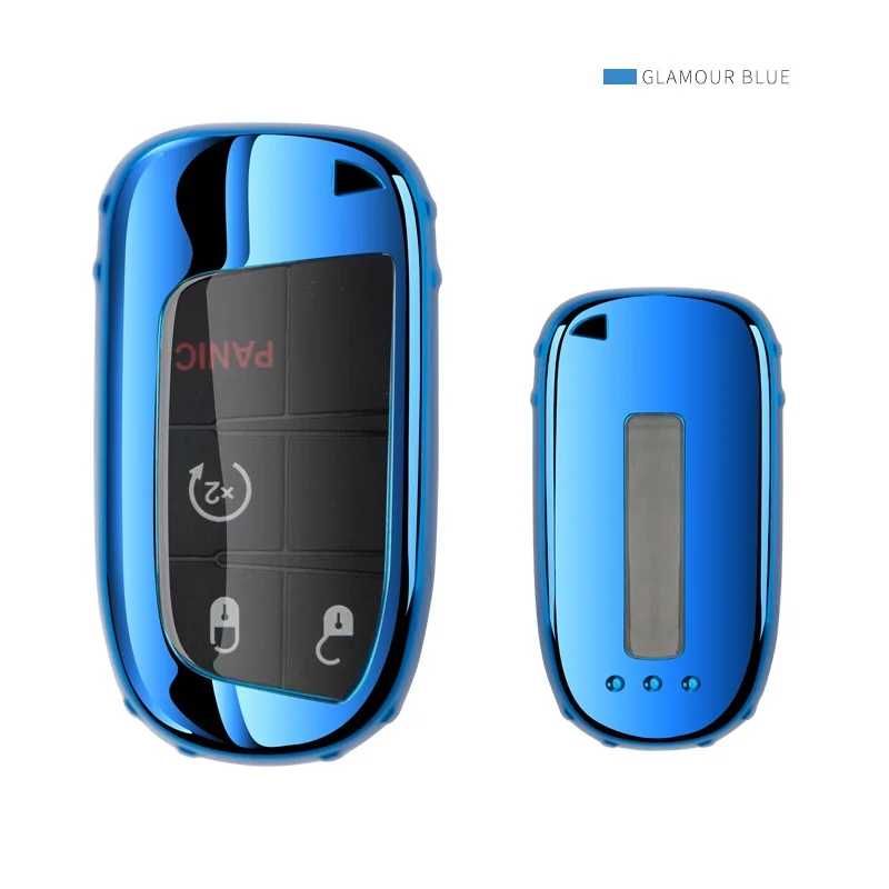 

keychain Soft TPU Auto Remote Car Case Cover Key Protective Holder Shell For Dodge Journey Jeep Cherokee Grand Cherokee Renegad