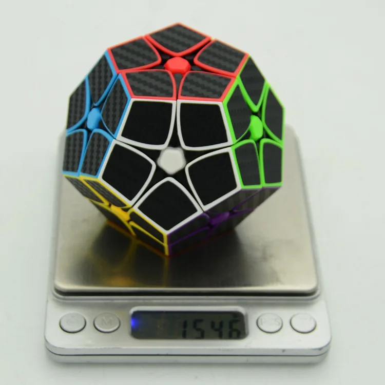 [Сетка из углеродного волокна второй заказ пять магических кубиков] специальная форма 12 поверхность Кубик Рубика Углеволокно Кубик Рубика игрушка обучающая
