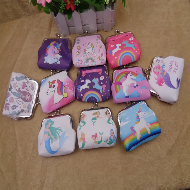 

Multiple Style Creative Candy Snacks Coin Purse Kawaii Animal Unicorn Floral Mini Change Wallets Children Gifts