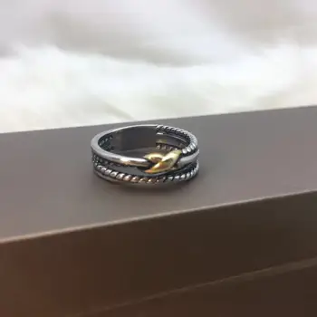 

DR245 Vintage jewelry Ring Fashion Brand Multi Twisted Cable Wire Rings women Wedding Ring Women Jewelry