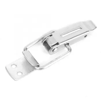 

10pcs Spring Hasp Lock Buckle Wooden Chest Box Toggle Latch Catch Zinc Plated Iron