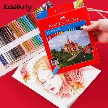 

12 24 36 48 60 72 Colored Pencil Set Artist Painting Professional Water Soluble Color Pen Set For Drawing Sketch School Supplies