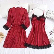 Летние женские пижамы из двух частей, сексуальные комфортные подвязки, одежда для сна, халаты с нагрудными накладками, забавная домашняя ночная рубашка, Халат