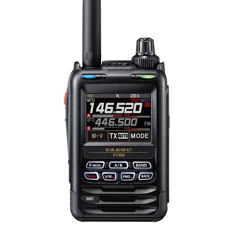 YAESU FT5DR new digital handheld walkie talkie full color touch