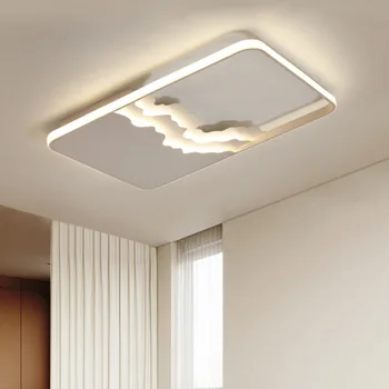

Nordic Novelty Wave Led Ceiling Lights Living Room Square Metal Dimmable Led Ceiling Lamp Bedroom Led Ceiling Light Fixtures