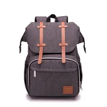 Bolsa de pañales para mamás, mochila de maternidad para papás, bolsas de viaje para cochecito de bebé, bolso de carga USB, impermeable, Oxford, bolso de pañales para lactancia, novedad