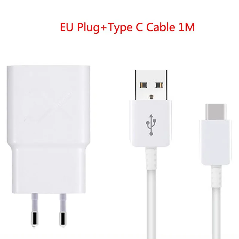 Fast Charger USB Charger Adapter USB Type C Cable For Samsung Galaxy A50 A51 A70 A71 S8 S9 S10 Plus Note 8 9 10 Plus S20 A30 usb triple socket Chargers