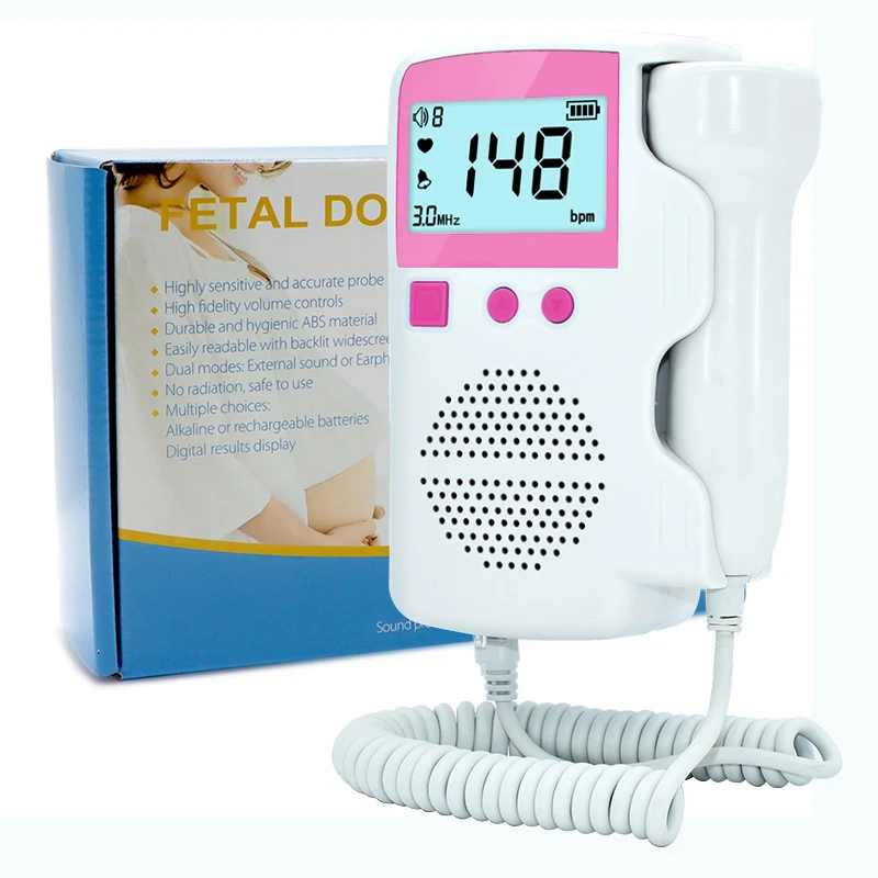 Fetal Heart Rate Detectors Baby Heartbeat Monitor Fetus Doppler