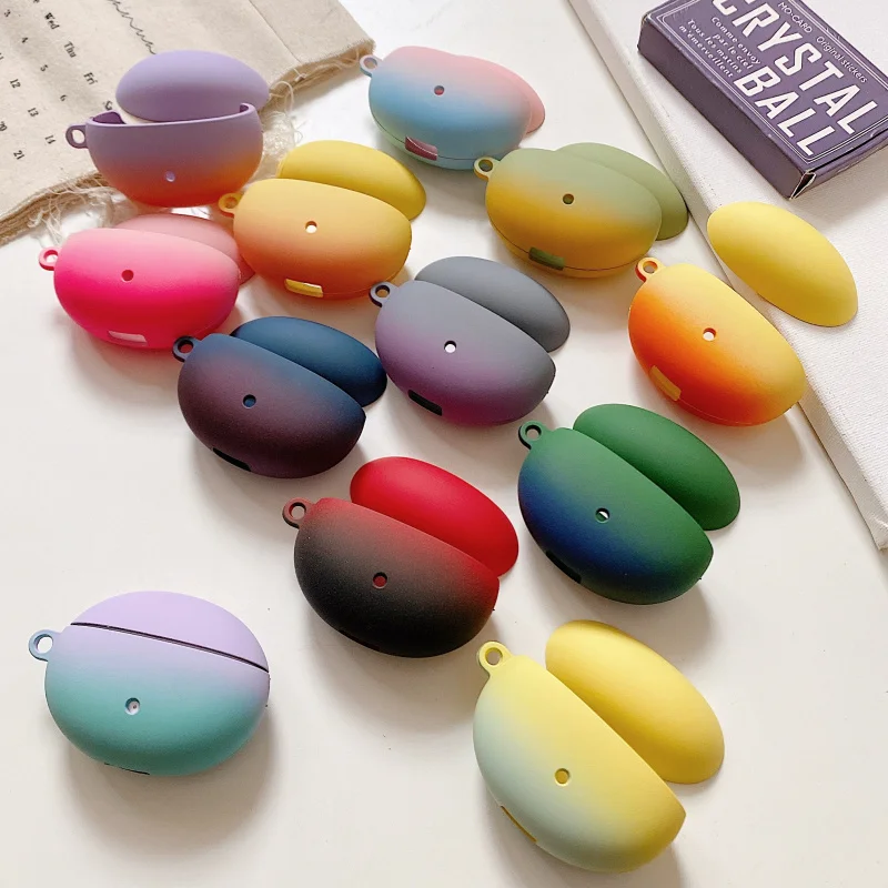 Gradient Rainbow Earphone Cover for Huawei Freebuds 4i Case Hard Shell  Headphone Wireless Bluetooth Protection Headset Box - AliExpress