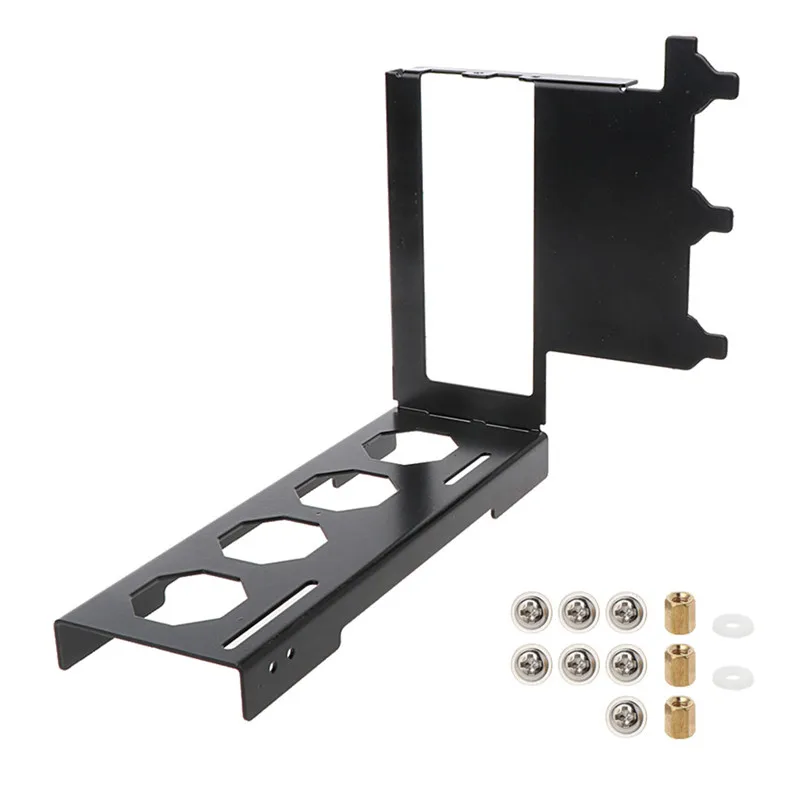 Держатель для видеокарты VGA металлический алюминиевый кронштейн боковая