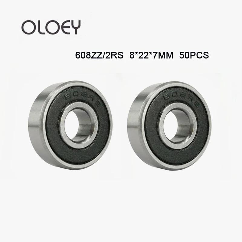 Cuscinetti A Sfera S608-2RS In Acciaio Inox, 8 X 22 X 7 Mm, 608RS A Doppia Tenuta, Confezione Da 5 - Foto 6