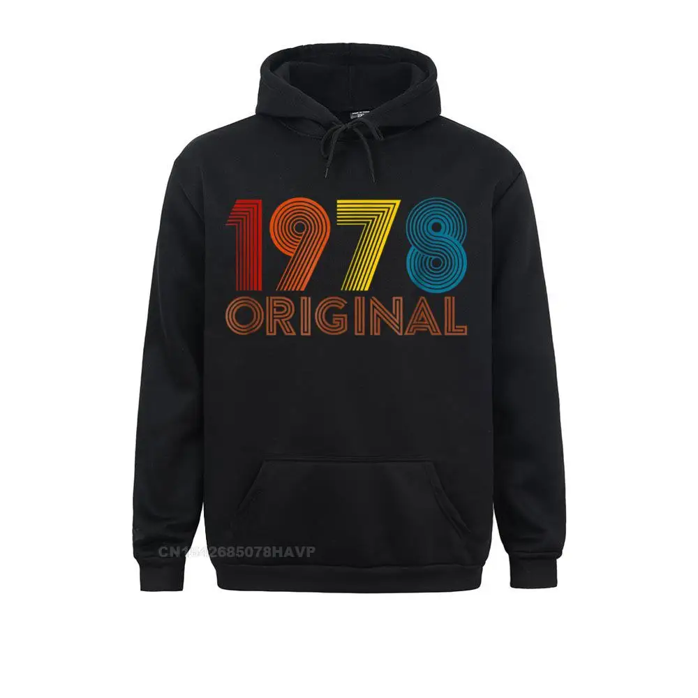 40th Birthday Gift Vintage 1978 T-Shirt For Men and Women__A10369 Men Long Sleeve Hoodies Birthday Mother Day Sweatshirts Prevailing Sportswears 40th Birthday Gift Vintage 1978 T-Shirt For Men and Women__A10369black