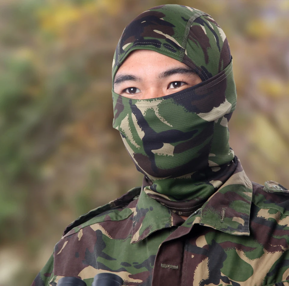 Мультикам CP Балаклава камуфляж тактические Airsoft защита шеи теплые шляпа Крышка в стиле милитари велосипед военный полный маска