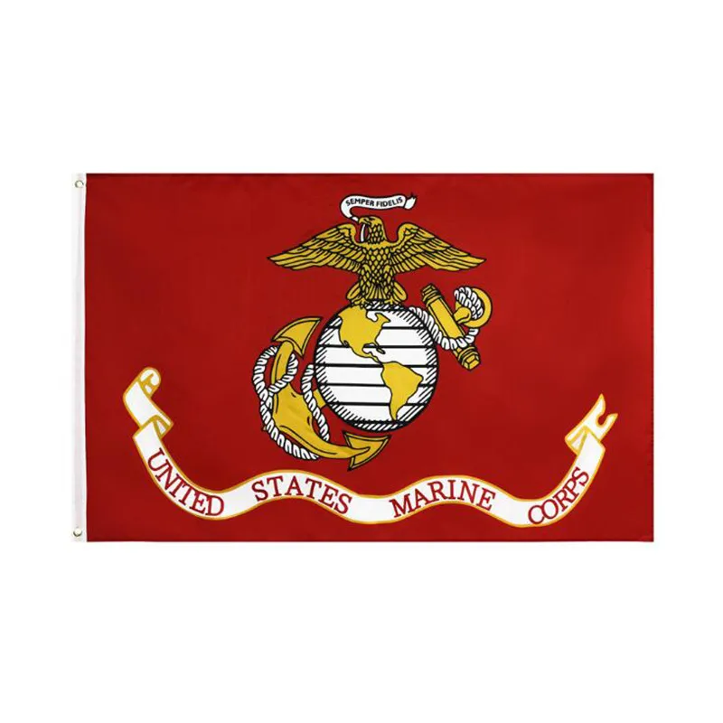 3 на 5 футов полиэстер США американская армия морская пехота USMC флаг для украшения