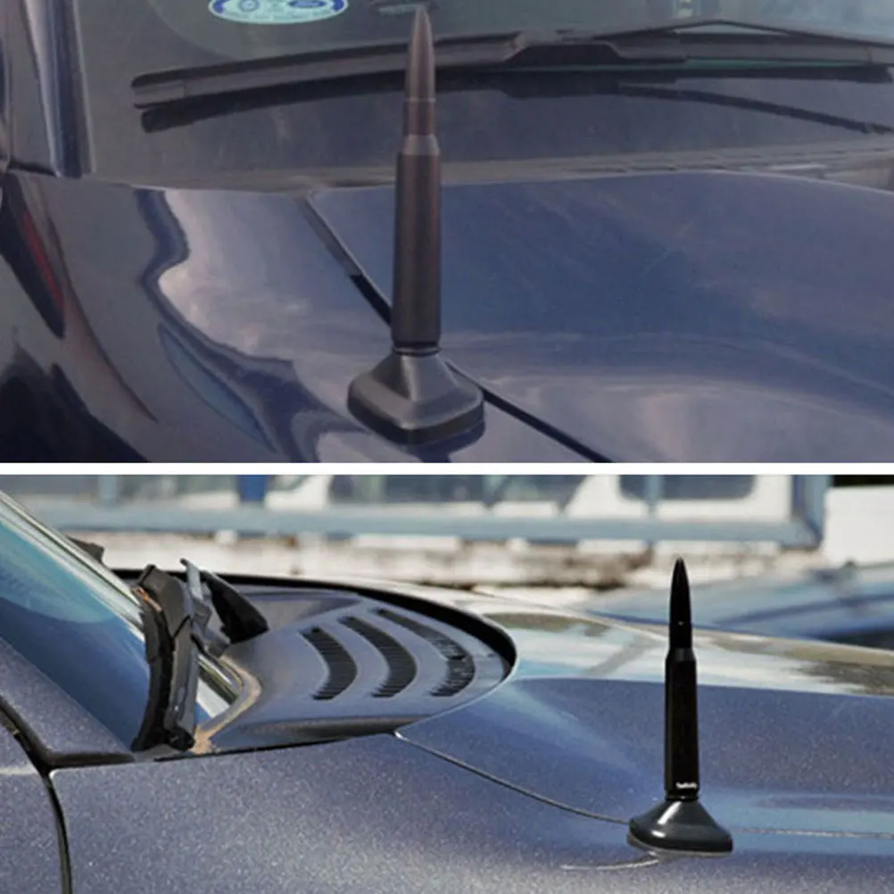 1 комплект Автомобильная Модифицированная Автомобильная декоративная автомобильная антенна для крыши Модифицированная Антенна в виде патрона для внедорожника автомобильная антенна(черная) A30