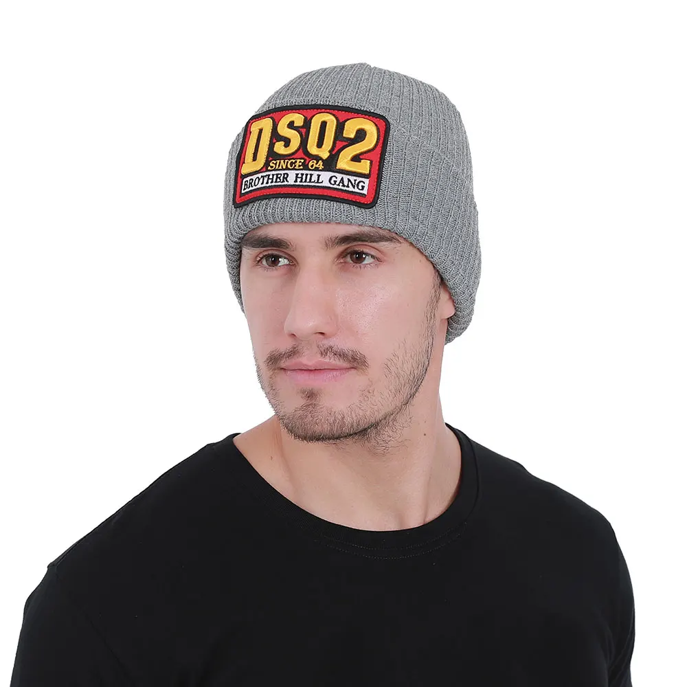 DSQICOND2 Topi Beanie Pria Gaya Kanada 