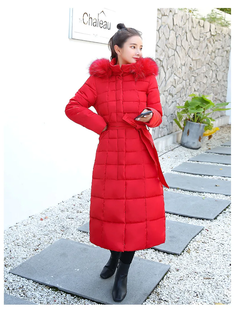 New Style Winter Coat Women's Thick Cotton-padded Jacket off Season Cotton Coat Winter Cotton-padded Clothes Long over-the