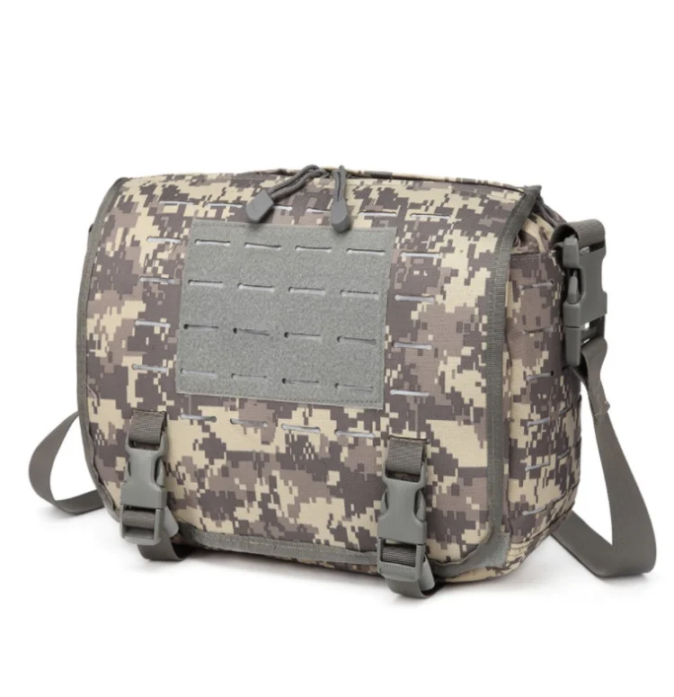 ACU camo Тактическая универсальная сумка через плечо, сумка для компьютера, сумка почтальона, рыболовный рюкзак - Цвет: ACU camo