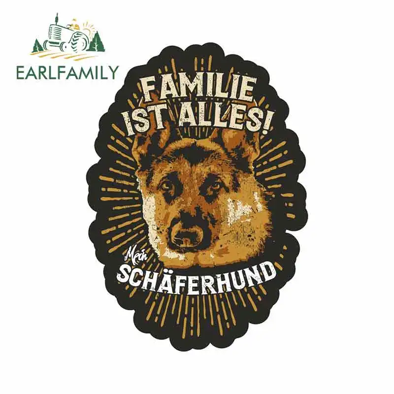 EARLFAMILY 13 см x 9 3 для немецких овчарок гоночные шляпы собаки наклейка s DIY граффити