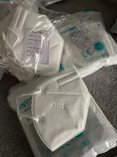 Máscara de respirador KN95 de varios colores, mascarilla FFP2 reutilizable, protectora para la boca, FFP2, FPP2, 5-100 Uds., color negro aprobado