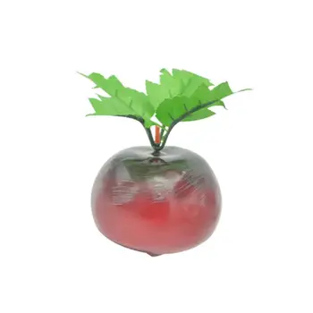 

1Pc Realistic Lifelike Artificial Red Radish Simulation Fake Vegetable Display